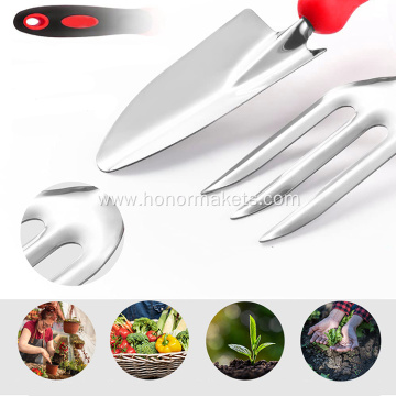 Durable Hot Sale Heavy Duty Garden Tool Set with Red Handle garden tool kit